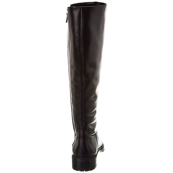 Stuart Weitzman Cozy City Zip Leather To-The-Knee Boot - Picture 3 of 5